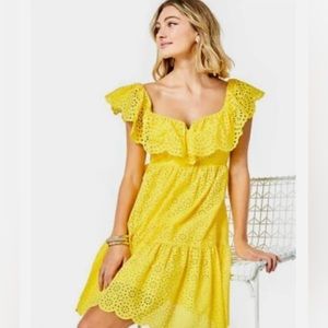 Lilly Pulitzer Asteria Eyelet Babydoll Dress